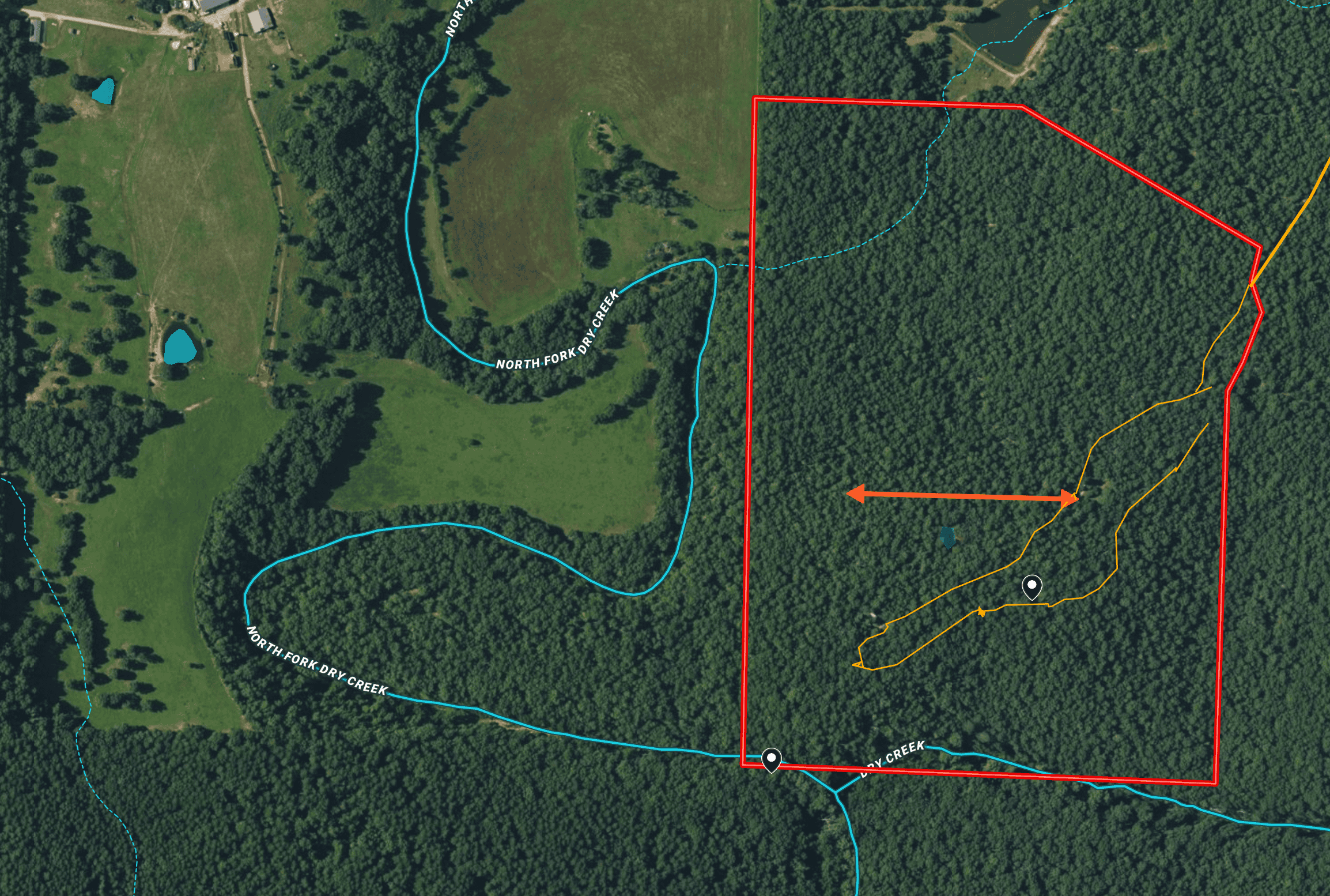 Missouri Hunting Property Bordering National Forest